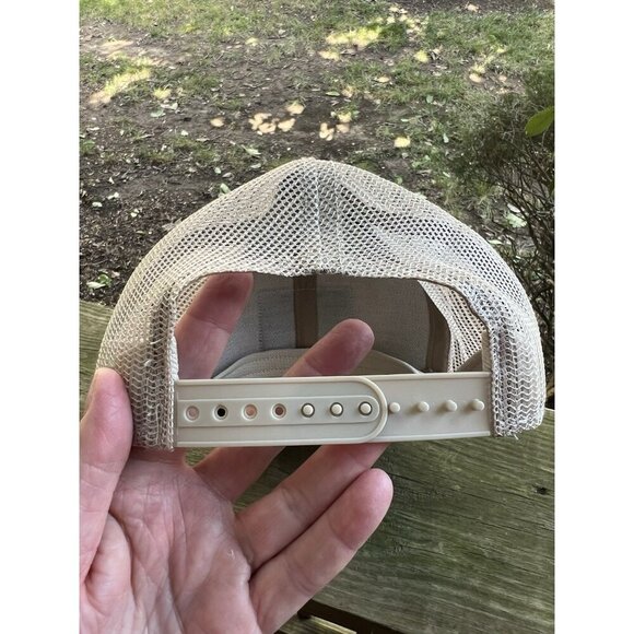 COSTA del Mar tan embroidered logo trucker mesh hat fishing sailing turquoise - Picture 4 of 11